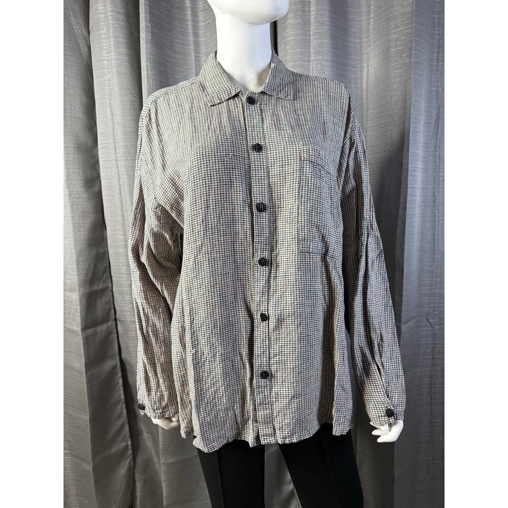 Flax 100% Linen Oversized Jacket Sz M